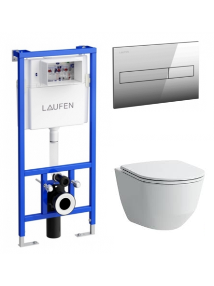 Potinkinis Laufen WC rėmas su pakabinamu WC  Pro New Rimless