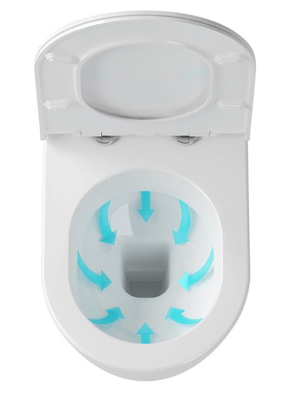 Potinkinis WC rėmas Ravak su WC Uni Chrome Rim komplektas 8