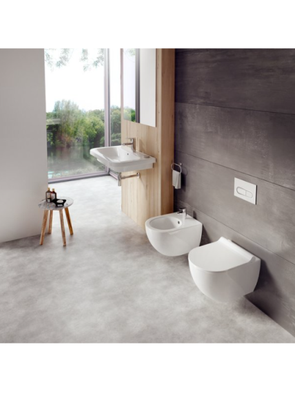 Potinkinis WC rėmas Ravak su WC Uni Chrome RimOff komplektas 8