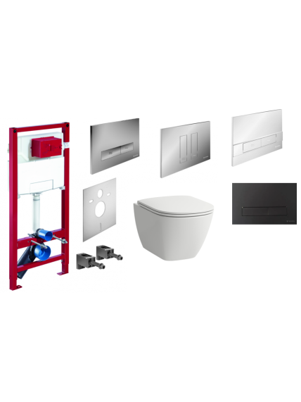 Potinkinis WC rėmas Schell Montus C120 su WC Laufen Lua Rimless Potinkinis WC rėmas Schell Montus C120 su WC Laufen Lua Rimless