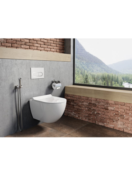 Potinkinis WC rėmas Schell Montus C120 su WC Ravak Uni Chrome 8 Potinkinis WC rėmas Schell Montus C120 su WC Ravak Uni Chrome 8