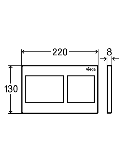 Potinkinis WC rėmas Viega Prevista Dry 3in1 komplektas, 792596 3 Potinkinis WC rėmas Viega Prevista Dry 3in1 komplektas, 792596 3