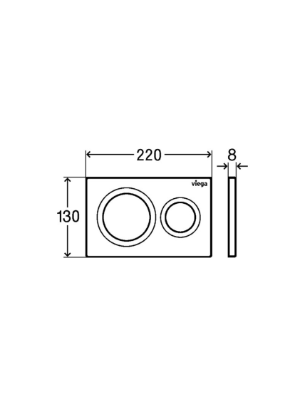 Potinkinis WC rėmas Viega Prevista Dry 3in1 komplektas, 792640 2 Potinkinis WC rėmas Viega Prevista Dry 3in1 komplektas, 792640 2