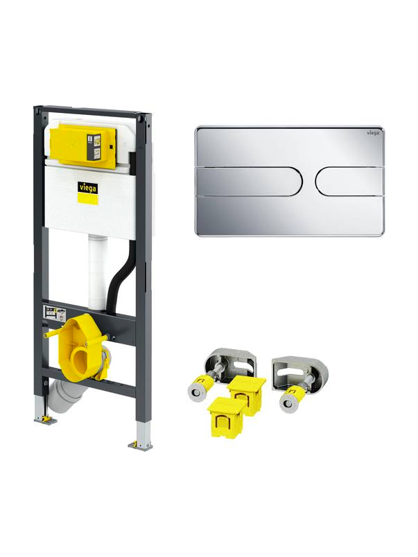 Potinkinis WC rėmas Viega Prevista Dry 3in1 komplektas, 792862 Potinkinis WC rėmas Viega Prevista Dry 3in1 komplektas, 792862