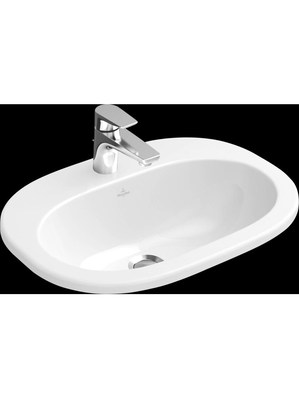 Praustuvas Villeroy & Boch O.Novo 56x40,5 cm, 41615601 7 Praustuvas Villeroy & Boch O.Novo 56x40,5 cm, 41615601 7