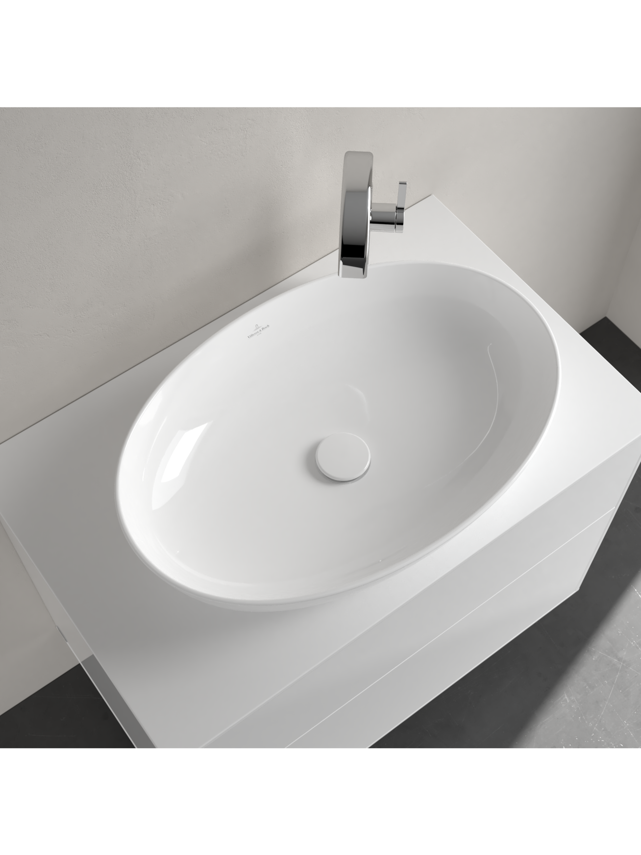 Praustuvas Villeroy & Boch Artis 61x41 cm su C+ danga 1