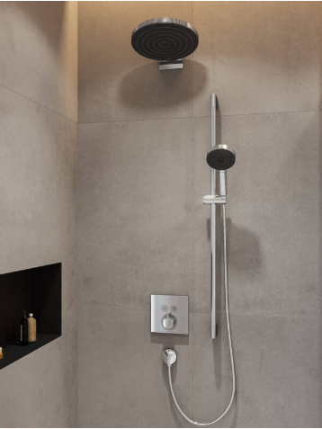 Sieninė dušo žarnelės jungtis Hansgrohe Fixfit 27454000 1