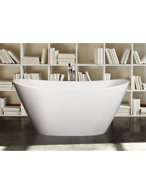 Vonia PAA Amore 160 x 85 cm Silkstone, balta matinė 9