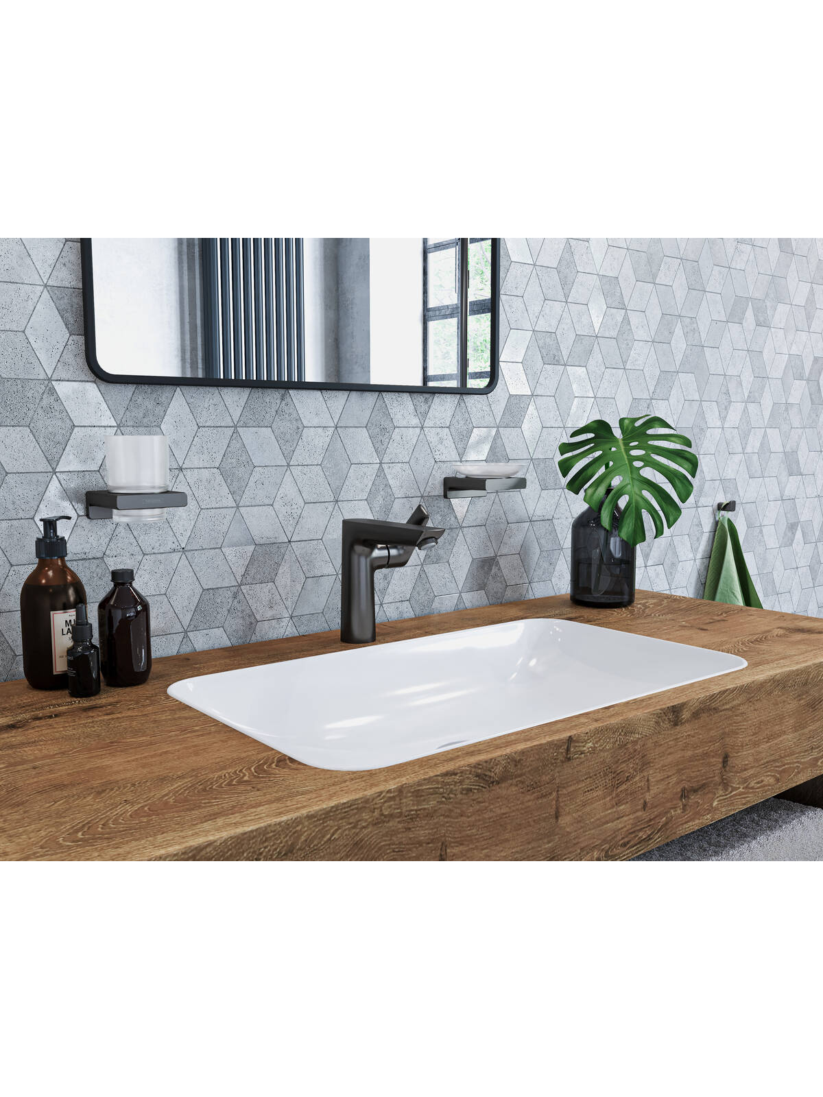 Maišytuvas praustuvui Hansgrohe Talis E 150 su dugno vožtuvu 5 Maišytuvas praustuvui Hansgrohe Talis E 150 su dugno vožtuvu 5