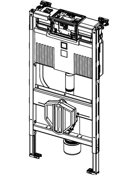 TECE universalus pažemintas WC rėmas (980mm), 9300382 2 TECE universalus pažemintas WC rėmas (980mm), 9300382 2