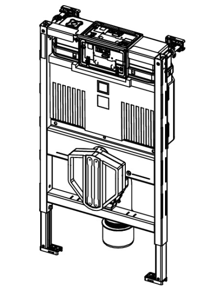 TECEprofil pažemintas WC rėmas (820mm) 9300380 2 TECEprofil pažemintas WC rėmas (820mm) 9300380 2