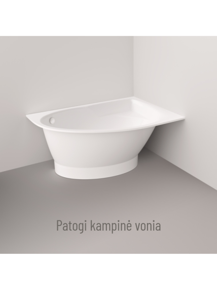 Akmens masės vonia PAA Tre 170x100 cm 11
