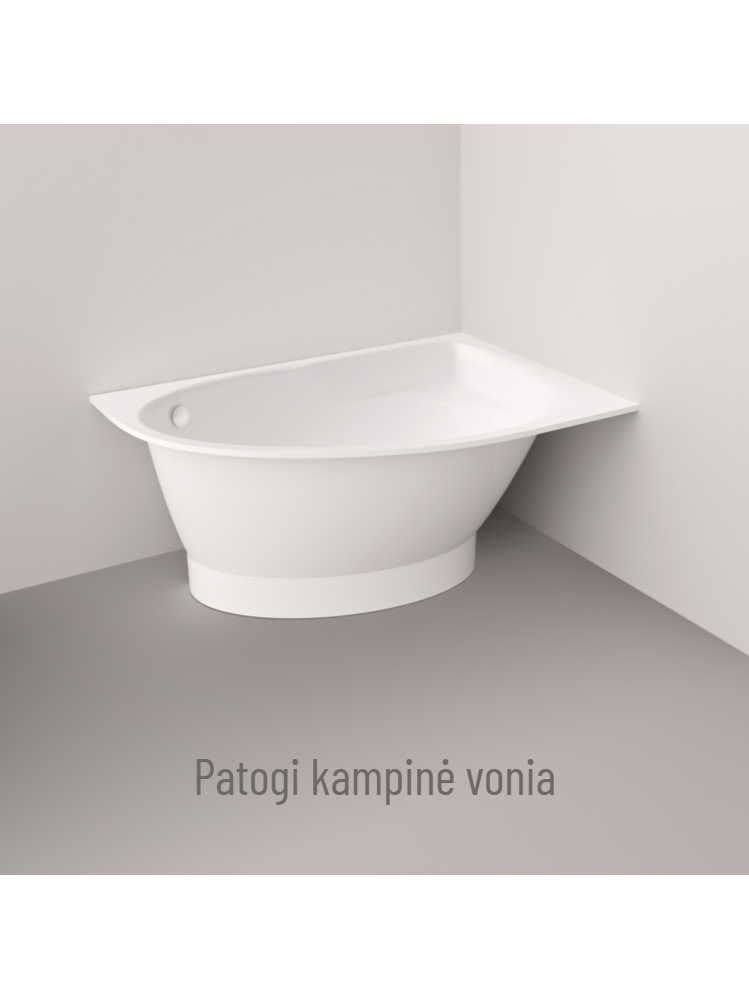Akmens masės vonia PAA Tre 170x100 cm 11 Akmens masės vonia PAA Tre 170x100 cm 11