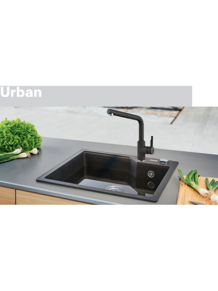 Granitinė plautuvė Franke UBG 610-56 su ventiliu 12