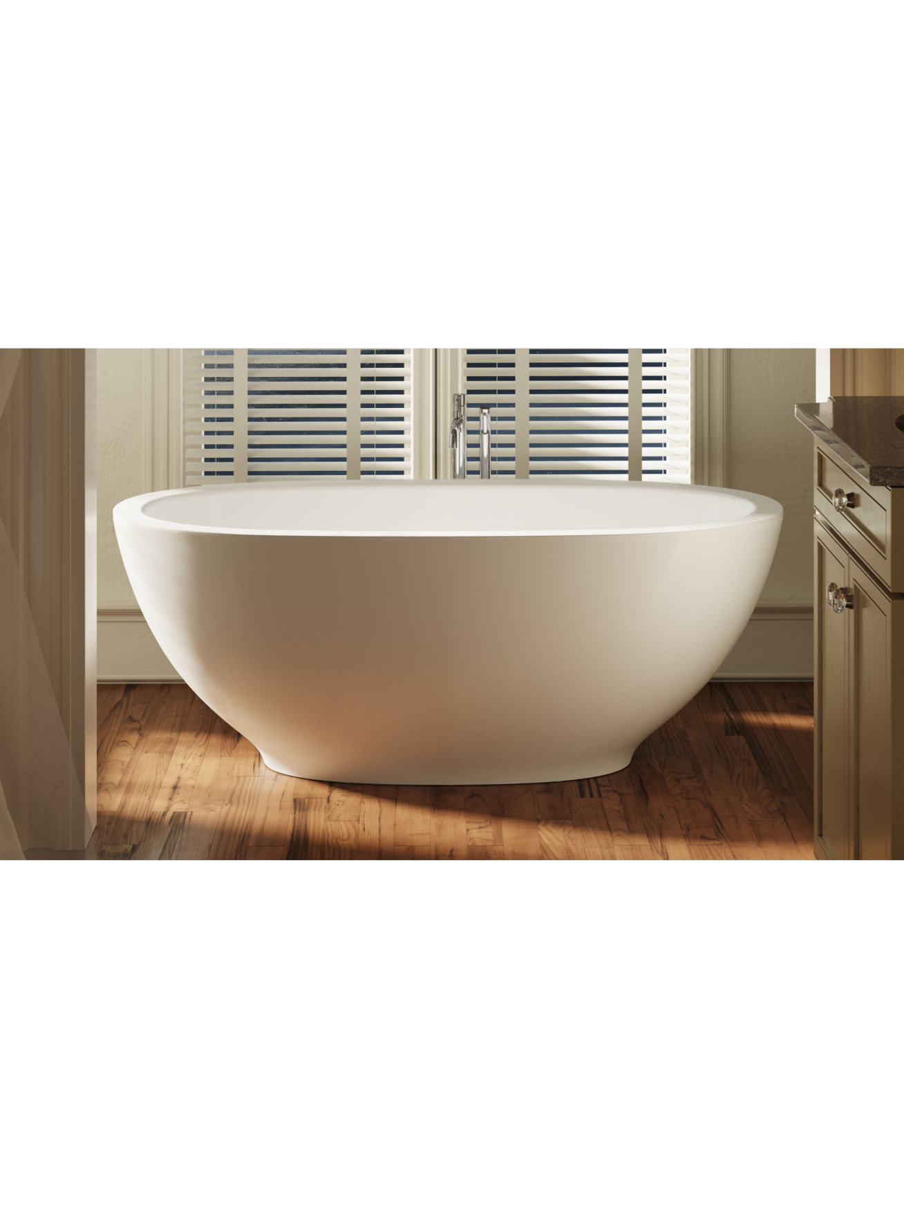 Vonia PAA Dolce Silkstone 180 x 90 cm, balta matinė 3 Vonia PAA Dolce Silkstone 180 x 90 cm, balta matinė 3