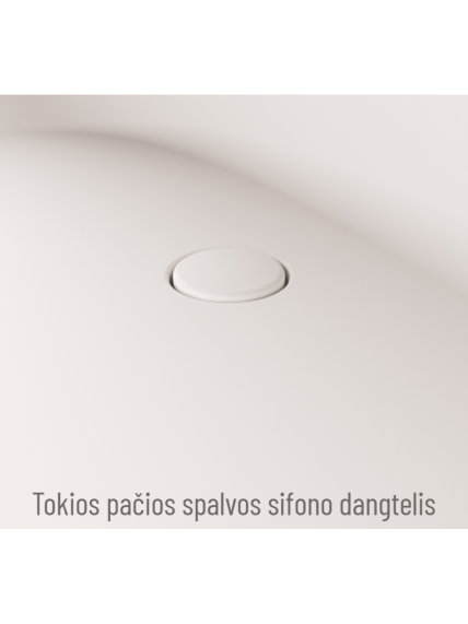 Vonia PAA Dolce Silkstone 180 x 90 cm, balta matinė 4