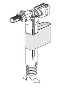 WC bakelio pripylimo mechanizmas Friatec